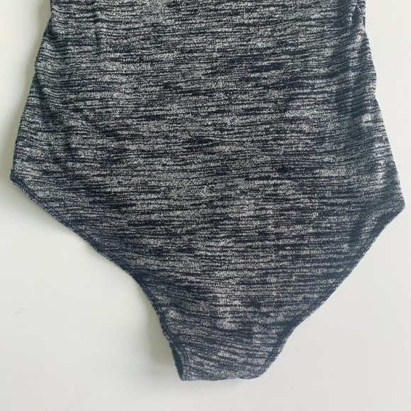 Aritzia Wilfred Free Bodysuit Medium Grey Short Sleeve Jumpsuits - Picture 10 of 14